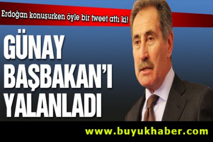 Günay'dan dikkat çeken tweet!