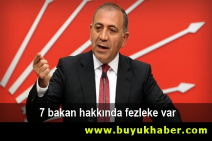 Gürsel Tekin: 7 bakan hakkında fezleke var