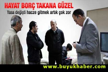 Haciz memurları evlerden eli boş ayrılıyor