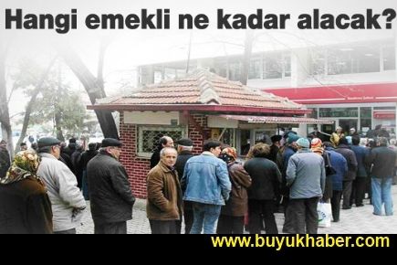 Hangi emekli ne kadar maaş alacak?