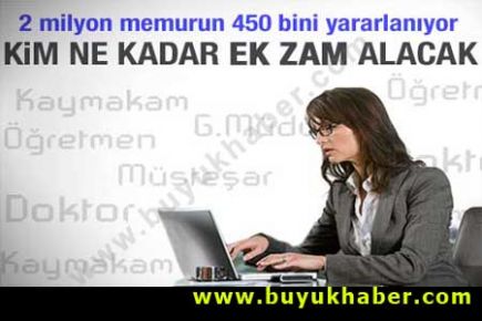 Hangi memur ne kadar ek zam alacak