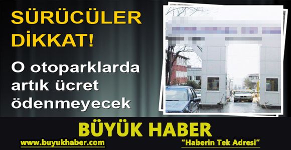 'Hastane otoparkında ücret ödenmez'