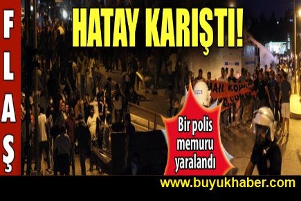 Hatay'da polis müdahalesi