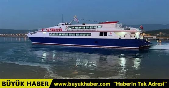 Hatay'dan KKTC'ye karşılıklı sefer yapacak deniz otobüsü HADO tanıtıldı