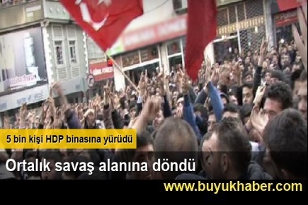 HDP binasına saldırı