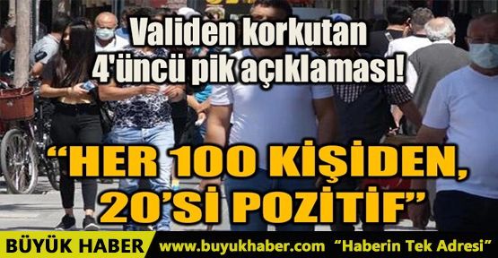 HER 100 KİŞİDEN, 20’Sİ POZİTİF