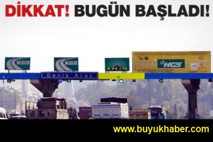 HGS uygulaması Başladı