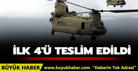 Hindistan Hava Kuvvetleri'ne 15 Chinook helikopterinin ilk 4'ü teslim edildi