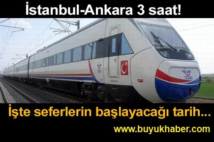 Hızlı trende hedef Bursa ve İzmir