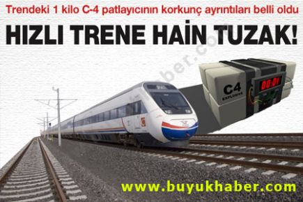 Hızlı trene hain bomba