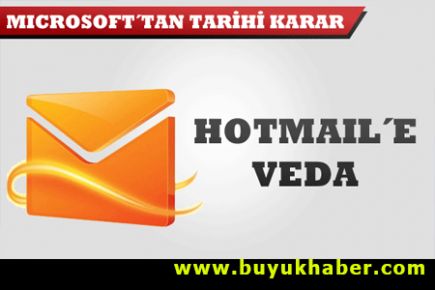 Hotmail'e veda