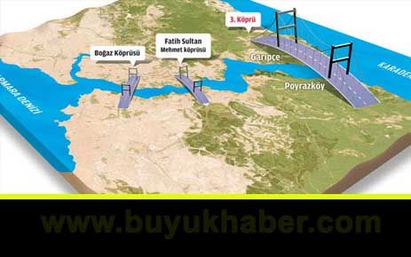 Hükümet, 3. Boğaz Köprüsü ve Kuzey Marmara Projesi için ihaleye çıkacak.