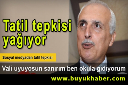 Hüseyin Avni Mutlu'ya tatil tepkisi yağıyor