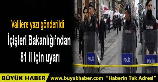 İçişleri Bakanlığı'ndan tüm valilere 'kargo' uyarısı