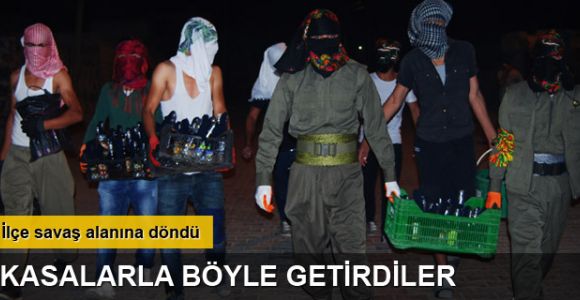 İdil gece savaş alanına döndü