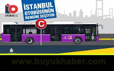 İETT otobüslerinin yeni rengi belli oldu.