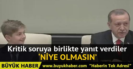 İki cumhurbaşkanından kritik soruya cevap: Niye olmasın