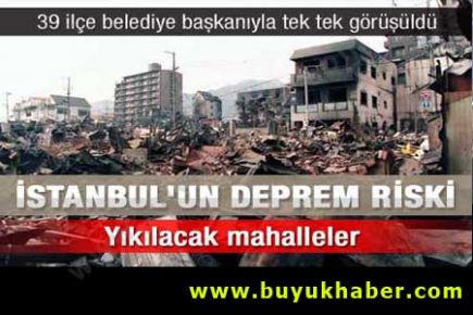 İlçe ilçe İstanbul'un deprem raporu