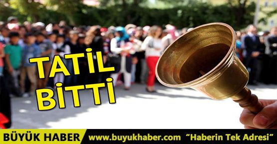  İlk ders zili yarın çalıyor