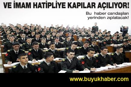 İmam Hatip'liye subaylık yolu da açılıyor