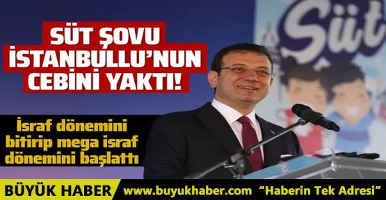 İmamoğlu'nun süt şovu İstanbullu'nun cebini yaktı