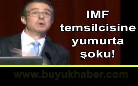 IMF temsilcisine yumurtalı saldırı