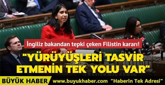 İngiliz bakandan skandal Filistin kararı!