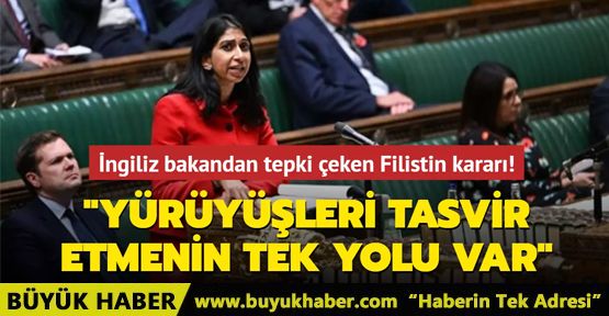 İngiliz bakandan skandal Filistin kararı!