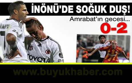 İnönü'de soğuk duş! 0-2