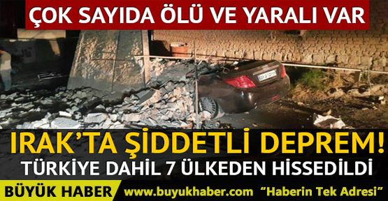 Irak Süleymaniye'de son dakika şiddetli deprem!