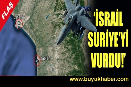 İsrail Suriye'yi vurdu