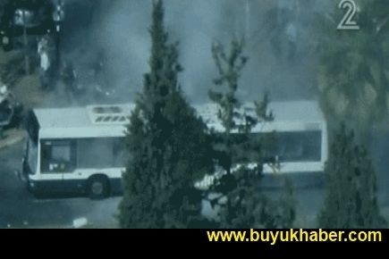 İsrail'de otobüste patlama meydana geldi