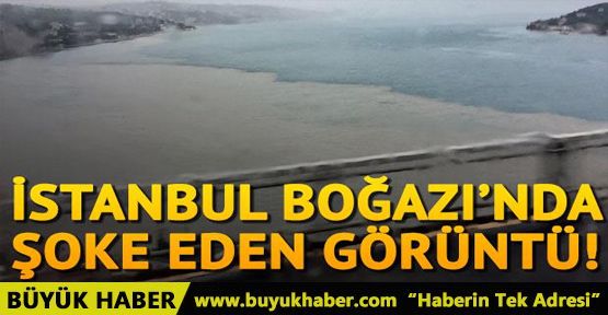 İstanbul Boğazı'nda şoke eden görüntü