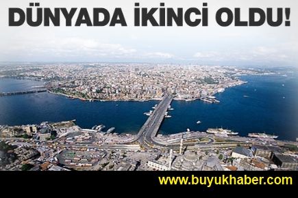 İstanbul dünyada ikinci oldu
