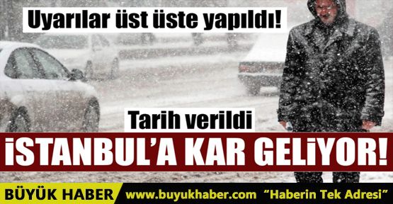 İstanbul hava durumu uyarısı! Kar yağışı geliyor