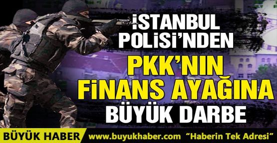 İstanbul Polisi’nden PKK’ya destek veren kaçakçılara darbe!