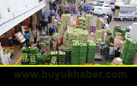 İstanbul'a gelen meyve ve sebze tonajı yüzde 11 azaldı