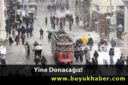 İstanbul'a Kar Geri Geliyor