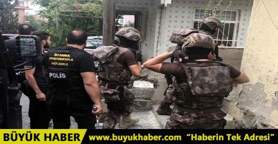 İstanbul’da 20 ayrı noktaya polis baskını