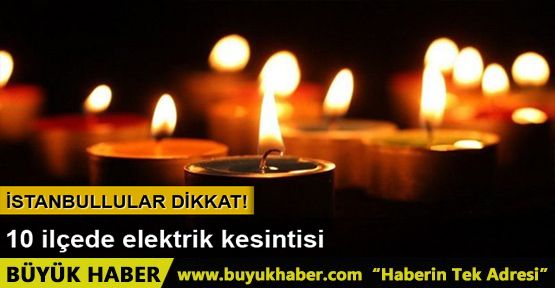 İstanbul'da elektrik kesintisi