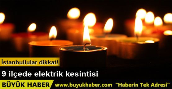 İstanbul'da elektrik kesintisi