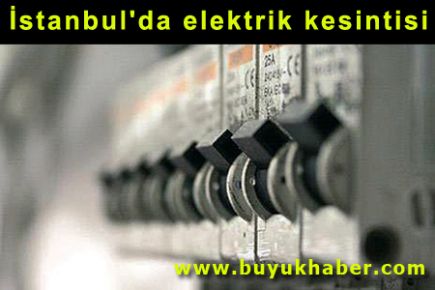 İstanbul'da elektrik kesintisi