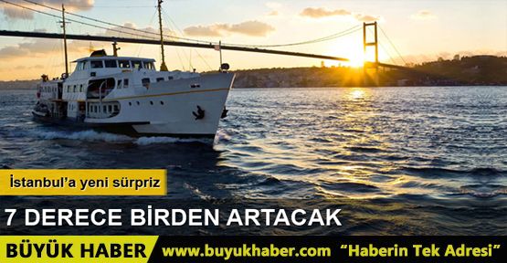 İstanbul'da hava sıcaklığı artıyor