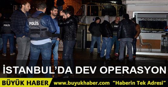 İstanbul’da helikopter destekli 