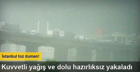 İstanbul'da kuvvetli yağış