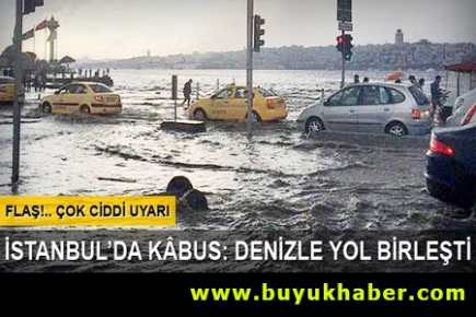 İstanbul'da sağanak yağış