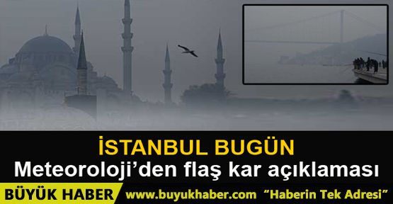 İstanbul'da sis! Gündüz geceye döndü