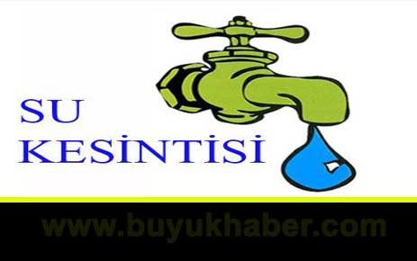 İstanbul'da su kesintisi.