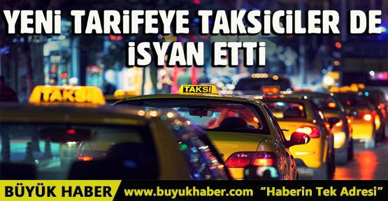 İstanbul'da taksicilerden indi-bindi ücreti protestosu