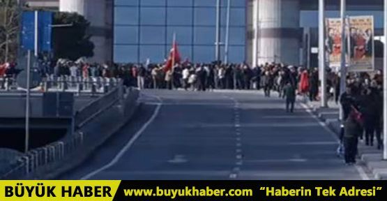İstanbul’da teröre lanet yürüyüşü